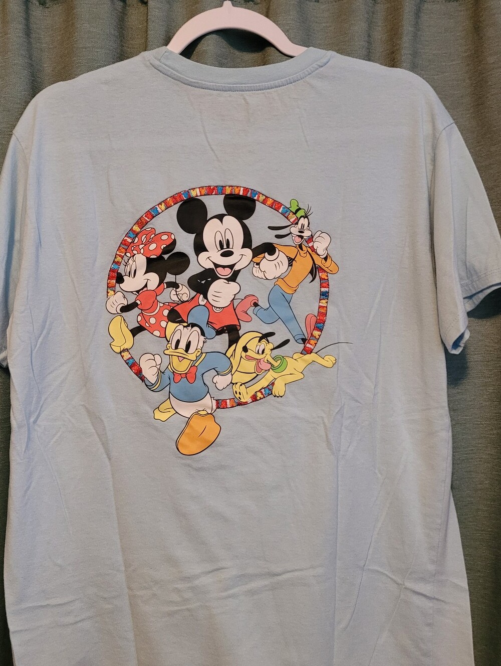 Disney Light Blue Mickey & Friends Graphic Tee